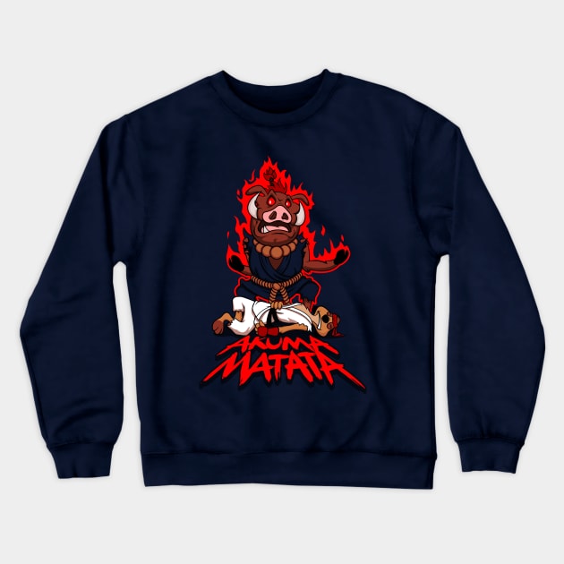 Akuma Matata Crewneck Sweatshirt by BiggStankDogg